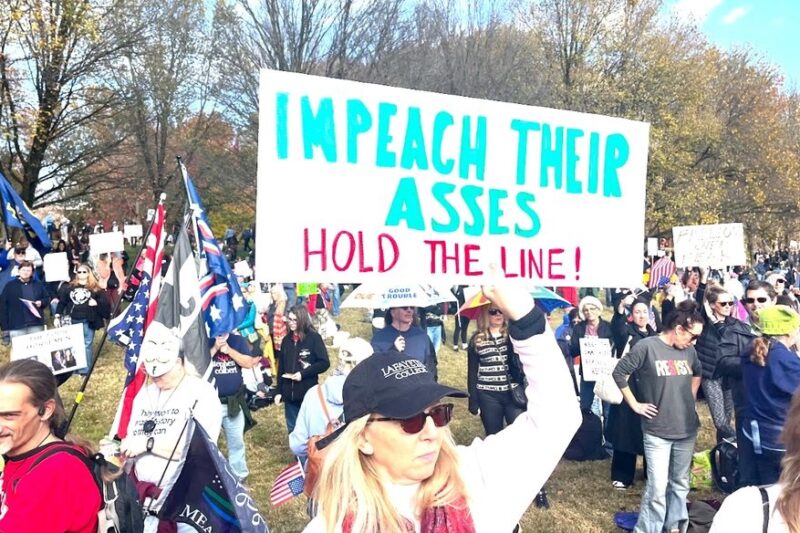 У Вашингтоні протестували проти політики Трампа, зокрема щодо України