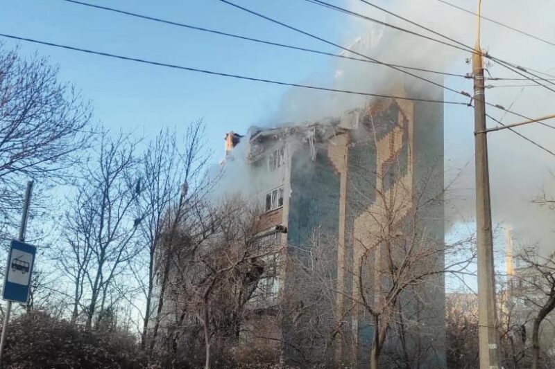 З’явилося відео з місця удару по Тернополю