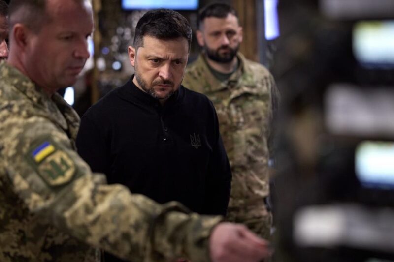 Зеленський прибув на фронт у Запорізькій області