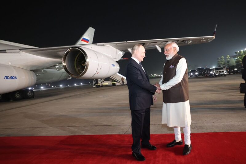 Путін прибув до Індії