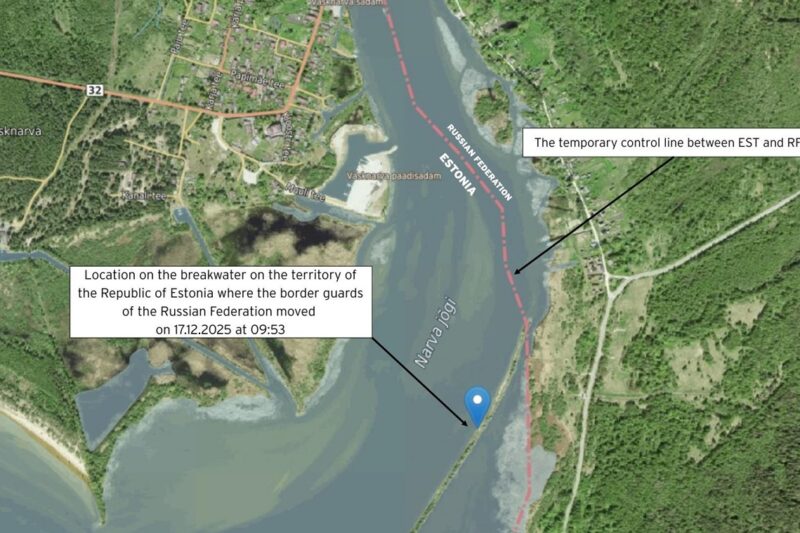 Російські прикордонники перетнули кордон Естонії