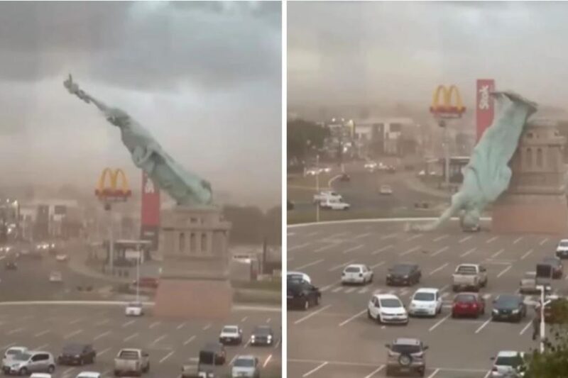 У Бразилії впала копія американської статуї Свободи