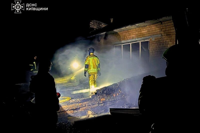 У Фастові через обстріл виникли пожежі