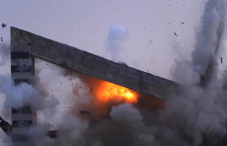 У Туреччині показали в дії боєприпас для ураження бункерів