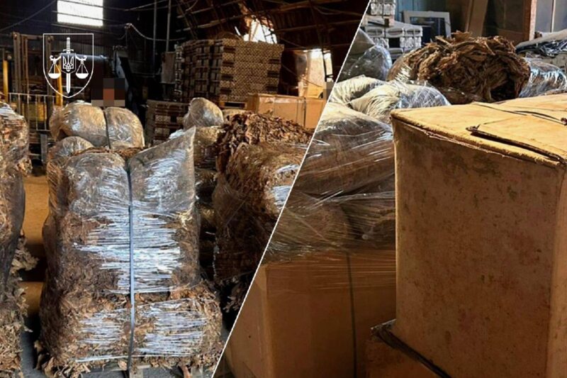 Викрито постачальників тютюну для підпільної фабрики на Полтавщині