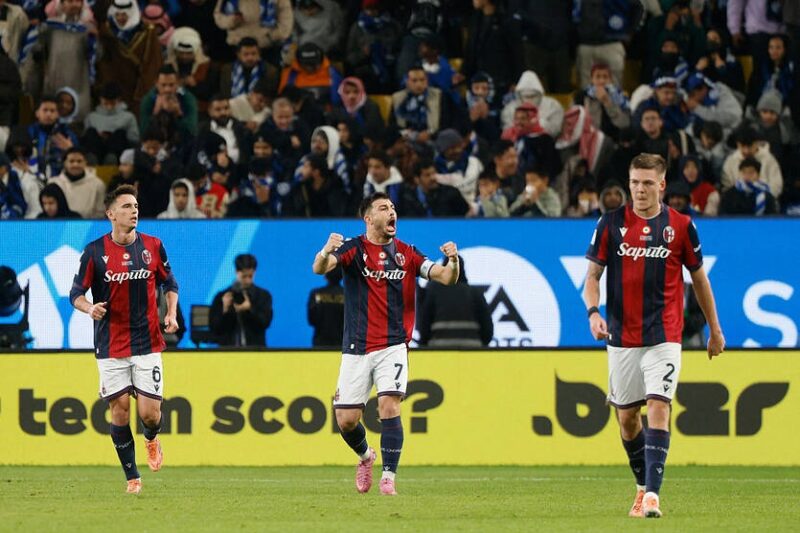 За Суперкубок Італії вперше змагатиметься Болонья, яка перемогла Інтер