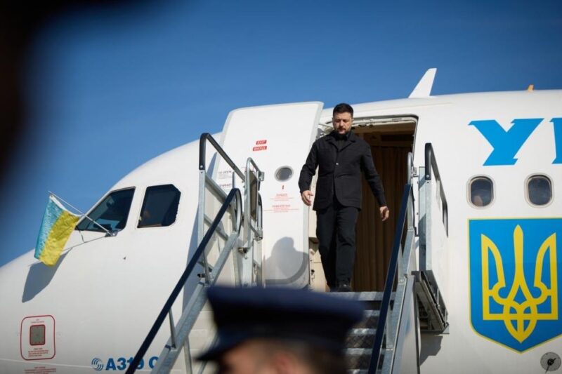 Зеленський прибув з візитом у Брюссель