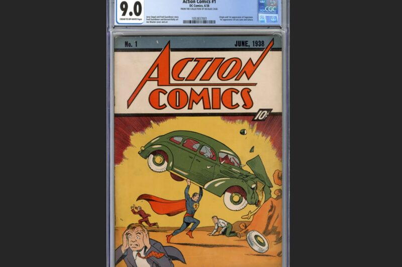 Комікс про першу появу Супермена продали за рекордні $15 мільйонів