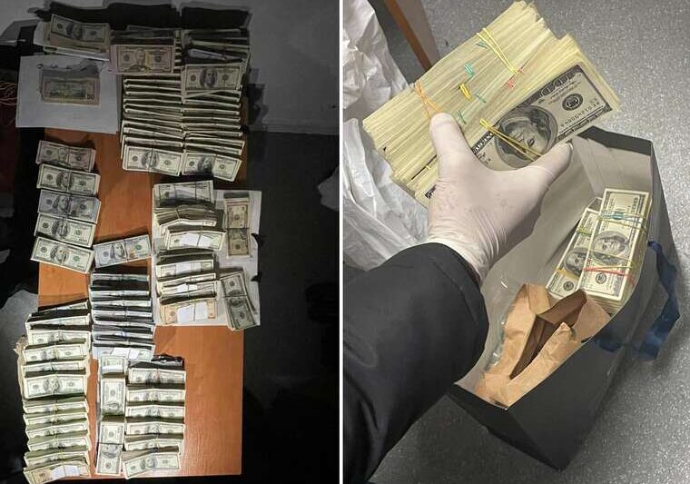 Мільйон доларів готівкою НАБУ під час обшуків викрило місячну касу Волинської митниці