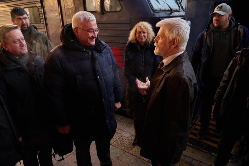 Президент Чехії прибув з візитом до Києва