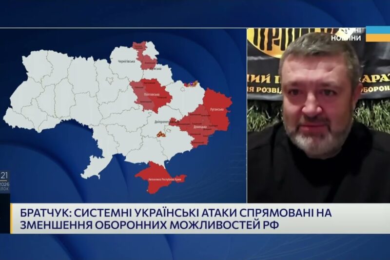 Системні атаки по військових об’єктах росії та зміни на фронті | Сергій Братчук