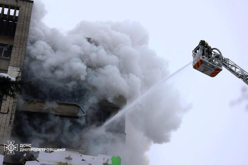 У Дніпрі 14 постраждалих через атаку “шахеда”