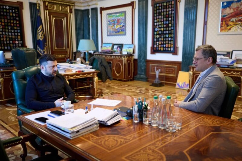 Зеленський зустрівся з ексголовою МЗС Кулебою