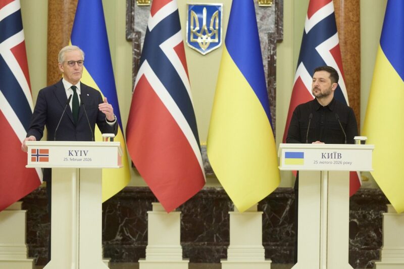 Спілкування Володимира Зеленського і Йонаса Гара Стере з медіа