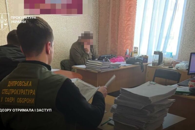 Майора тилу бригади ДШВ підозрюють у шахрайстві на постачанні продуктів для військових