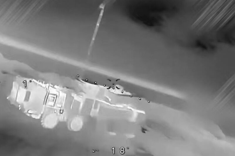 СБС уразили російський Панцир-С1 на Азовсталі