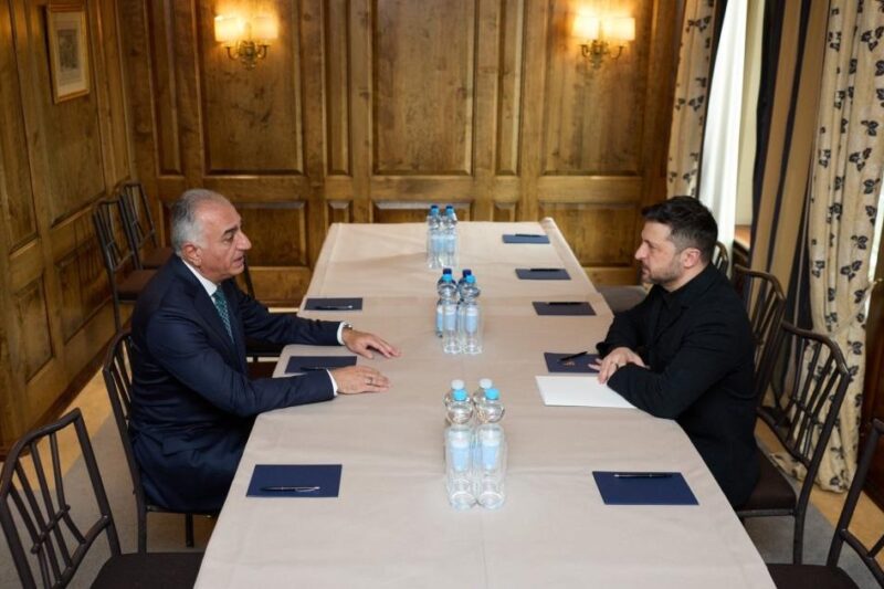 Зеленський зустрівся зі cпадкоємним принцом Ірану