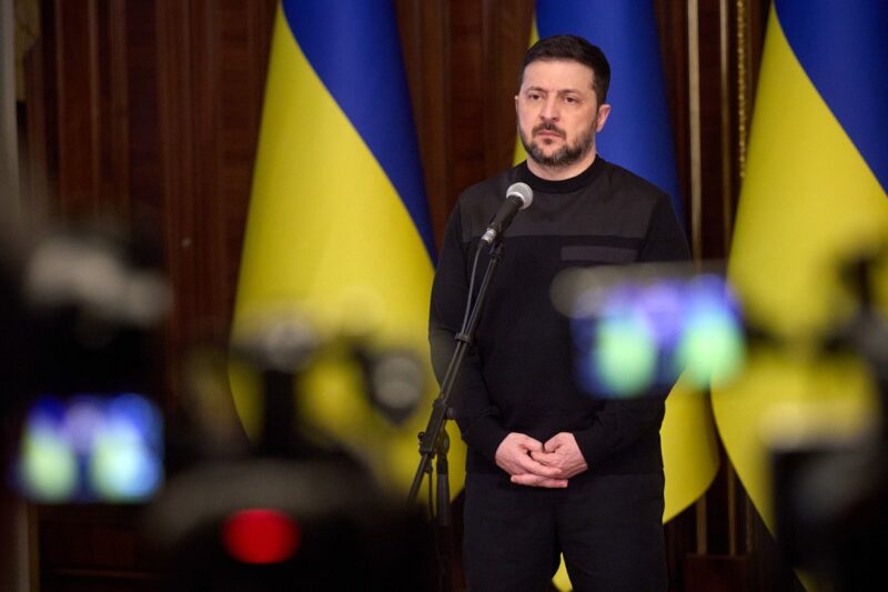 Брифінг Володимира Зеленського для ЗМІ щодо ситуації в Україні, переговорного треку, Близького Сходу