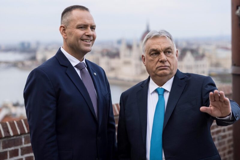 Навроцький зустрівся з Орбаном у Будапешті