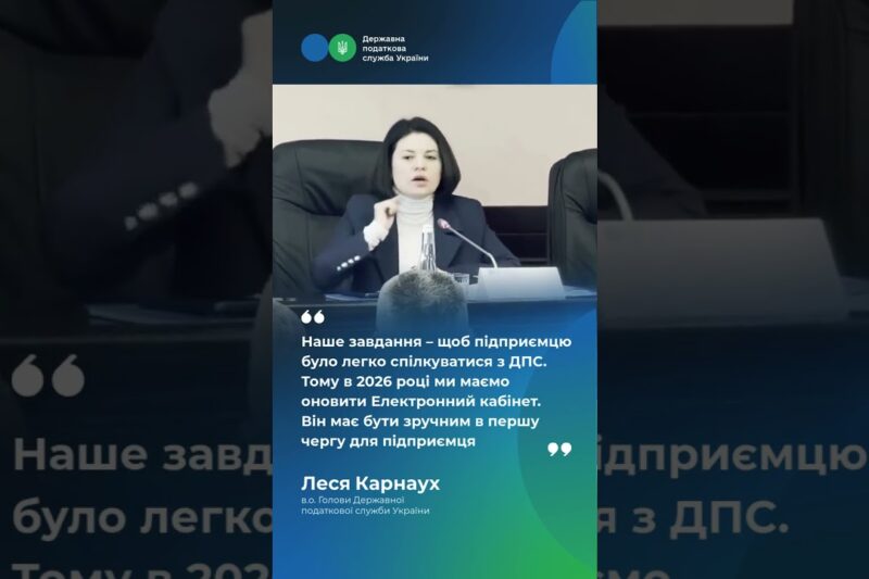 Леся Карнаух: ДПС планує модернізувати Електронний кабінет платника