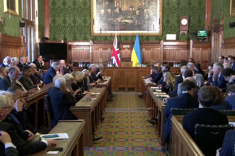 Звернення Президента України Володимира Зеленського до парламенту Великої Британії