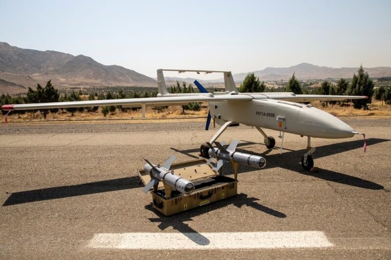 ЗСУ показали збиття іранського дрона Mohajer-6