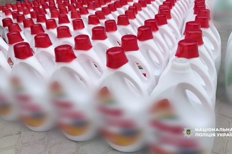 Поліцейські викрили групу, яка налагодила підпільне виробництво підробленого прального порошку