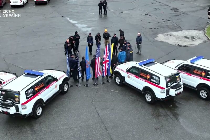4 броньовані автомобілі отримала ДСНС України від Ukrainian FireFighters Foundation