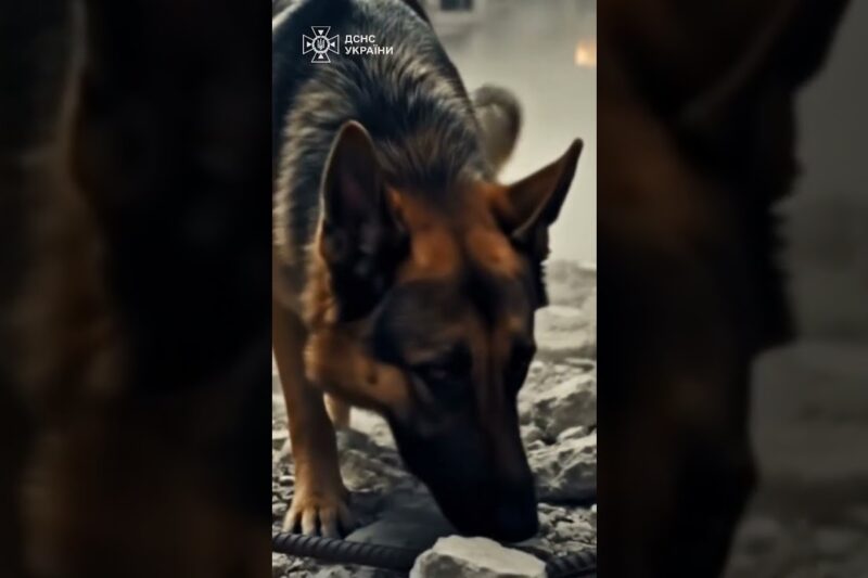 Там, де панує тиша, кінологи шукають слід життя.