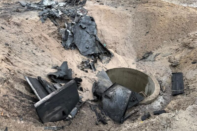 Дрон впав на територію Національного військового кладовища