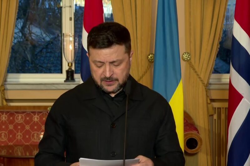 Коментарі для медіа В. Зеленського і Йонаса Г. Стере. Підписання декларації про оборонне партнерство