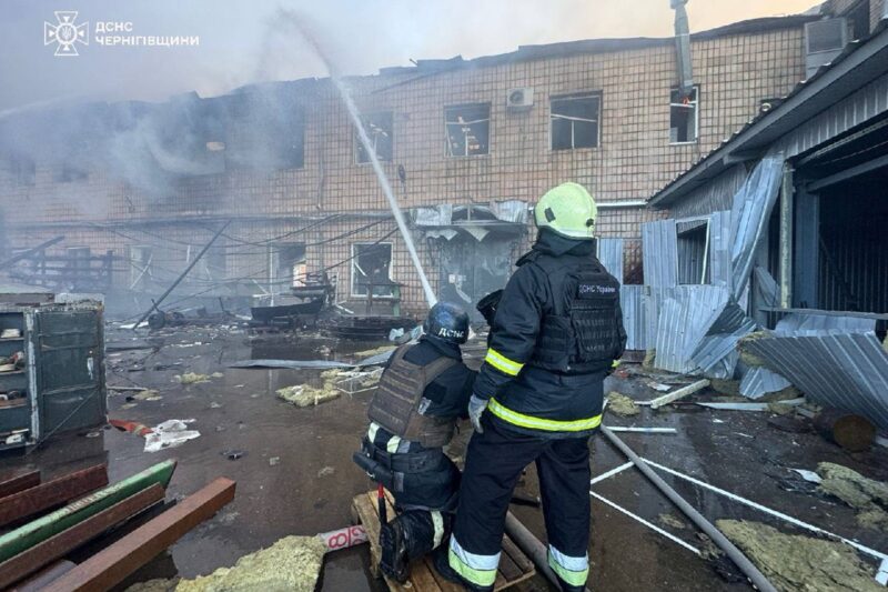 Росіяни вдарили по інфраструктурі Чернігівщини