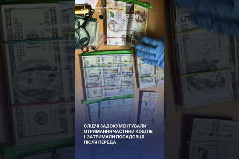 Голову ВЛК на Закарпатті затримали із мільйонами готівки