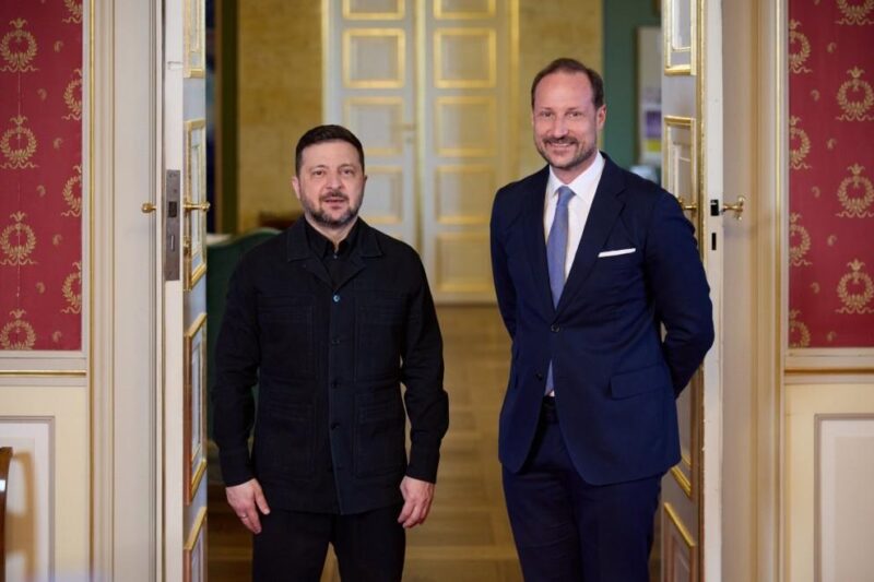 Зеленський зустрівся з кронпринцом Норвегії