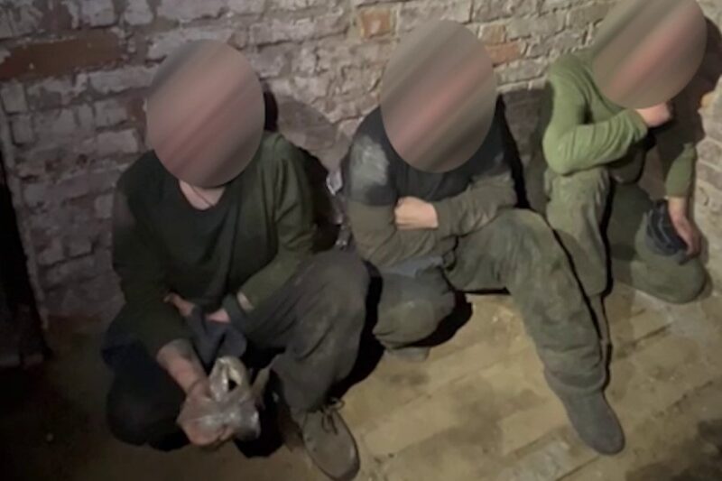 Прикордонники взяли в полон трьох росіян