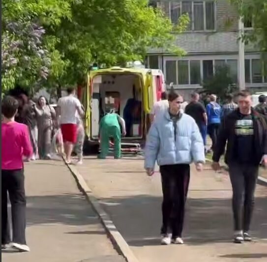 Російський Оренбург під масованою атакою дронів