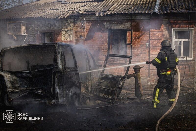 У Харкові дев&rsquo;ять постраждалих через атаку дрона