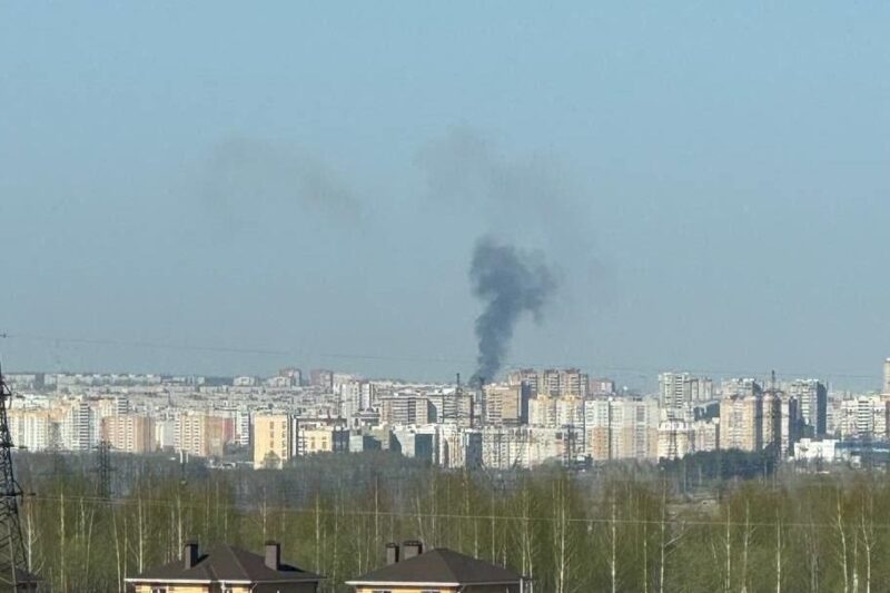 З’явився момент влучання ракети по заводу в РФ