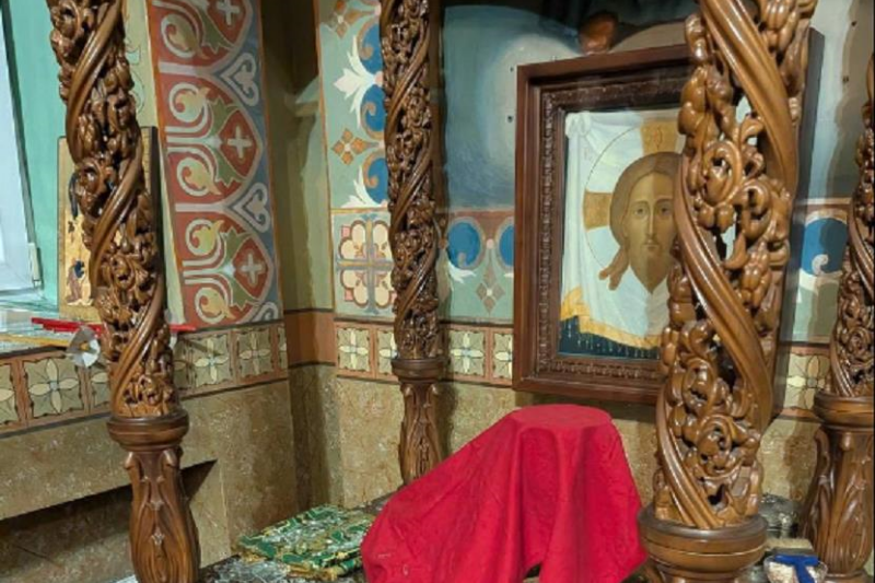 У Чорноморську обстрілом пошкоджено храм