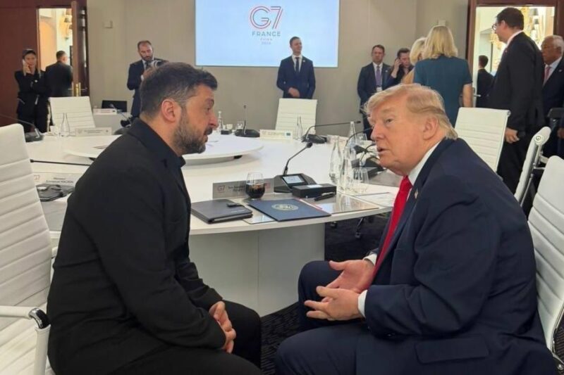Зеленський зустрівся з Трампом на саміті G7