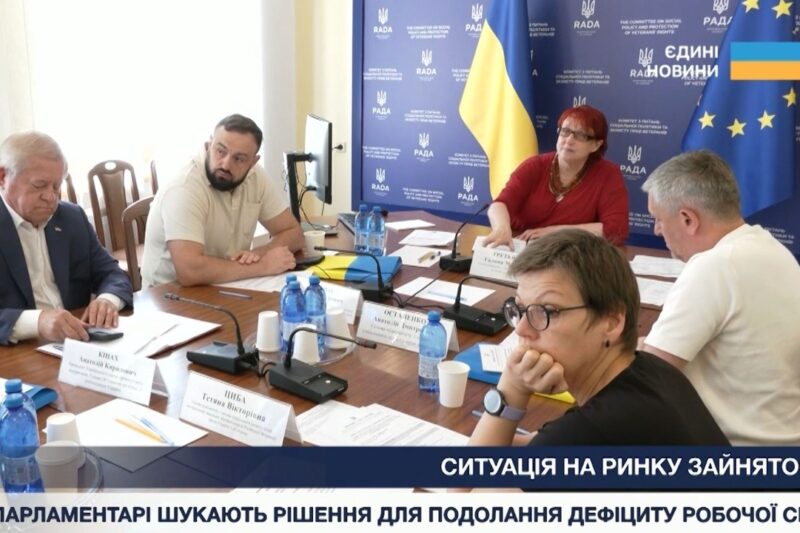 Ситуація на ринку зайнятості: парламентарі шукають рішення для подолання дефіциту робочої сили
