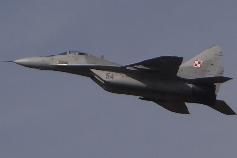 У польського МиГ-29 під час посадки відмовили гальма