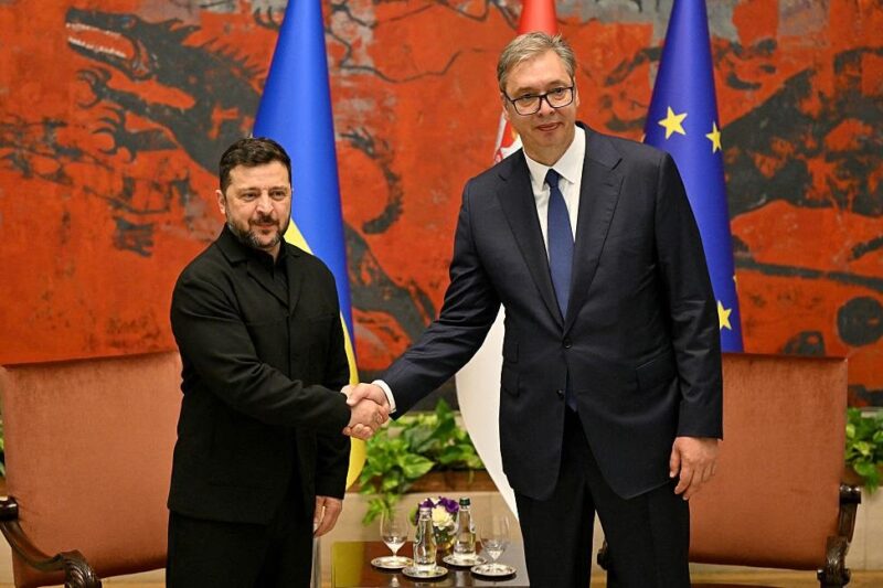 Зеленський проводить переговори Вучичем у Белграді